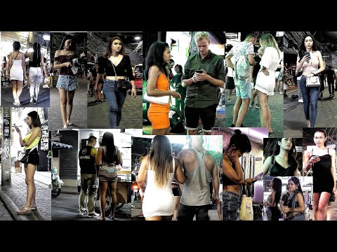 Pattaya Nightlife Walking Street Bangkok  | After 11 PM | True HD 1080P | Pattaya Girls | March 2020