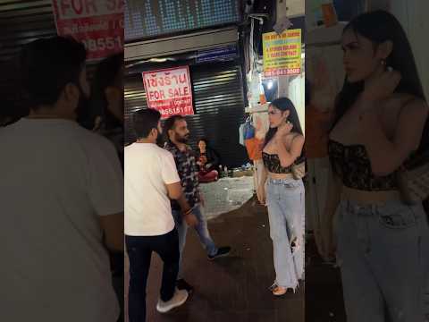 Indian people ask Thai ladyboy for special massage nuat #shorts #thailand #pattaya #walkingstreet